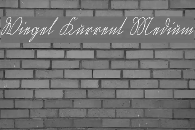 Wiegel Kurrent Medium Font examples