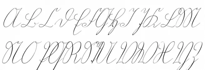 Wiegel Kurrent Font UPPERCASE