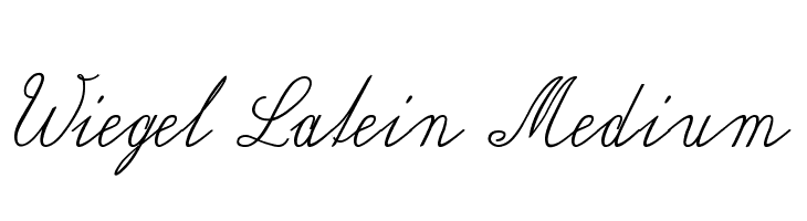 Wiegel Latein Medium Font