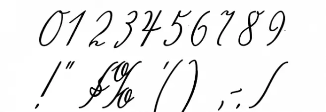 Wiegel Latein Medium Font OTHER CHARS