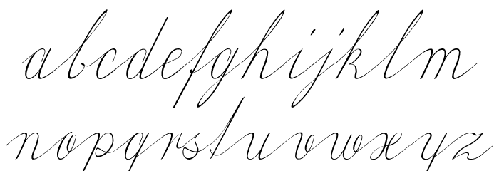 Wiegel Latein Font LOWERCASE