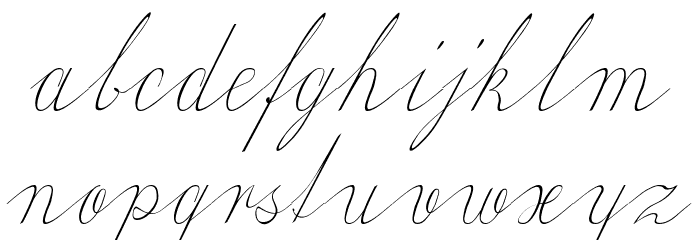 Wiegel Latein Font LOWERCASE