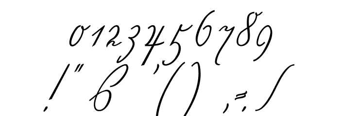 WiegelKurrentMedium Font OTHER CHARS