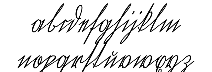 WiegelKurrentMedium Font LOWERCASE