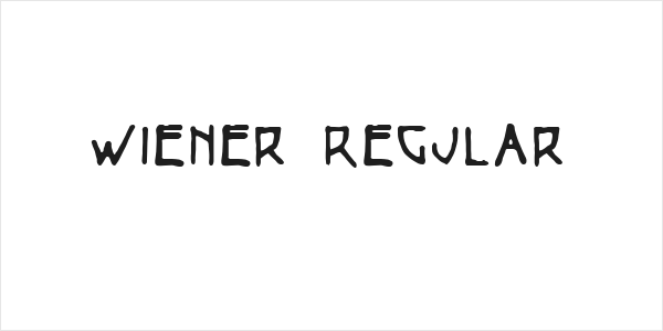 Wiener Regular Logo