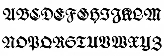 WieynckFrakturUNZ1L-Bold Fonte MAIÚSCULAS