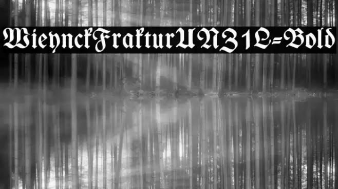 WieynckFrakturUNZ1L-Bold Font examples