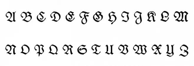 WieynckFrakturUNZ1L-Italic خط أحرف كبيرة