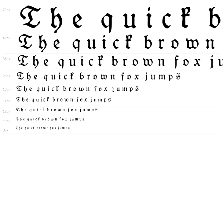 WieynckFrakturUNZ1L-Italic Waterfall