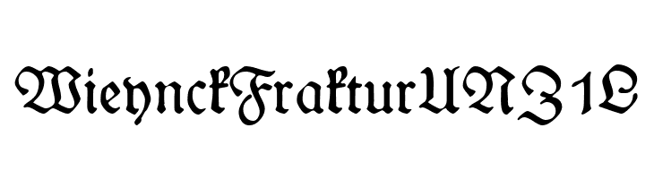 WieynckFrakturUNZ1L  Frei Schriftart Herunterladen