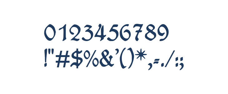 WieynckFrakturUNZ1L Other Characters