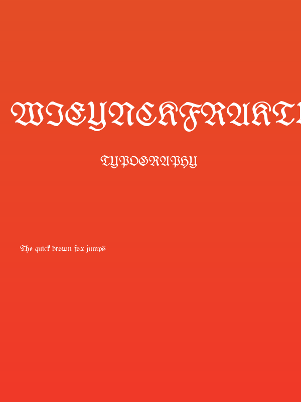 WieynckFrakturUNZ1L Poster