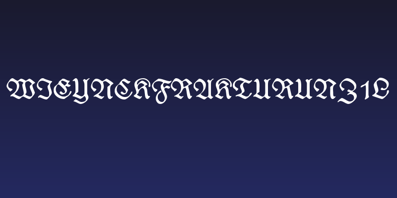 WieynckFrakturUNZ1L Social Header