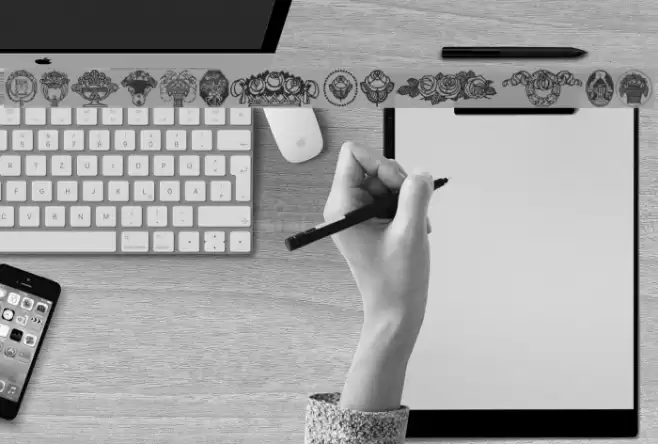 Wieynk Fraktur Vignetten Font examples