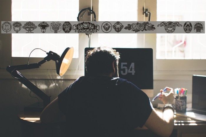 Wieynk Fraktur Vignetten Example 2