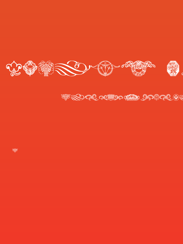 Wieynk Fraktur Vignetten Poster