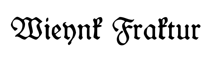Wieynk Fraktur  नि: शुल्क फ़ॉन्ट्स डाउनलोड