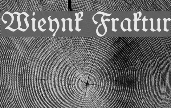 Wieynk Fraktur Font examples