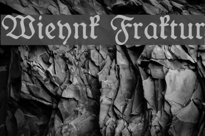 Wieynk Fraktur Font examples