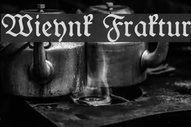 Wieynk Fraktur Font examples