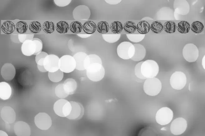 WieynkCapsRound Font examples