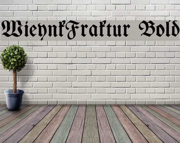 WieynkFraktur Bold Font examples