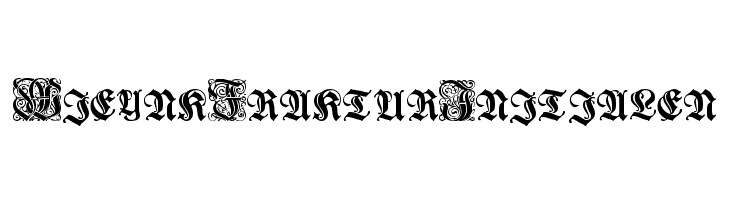 WieynkFrakturInitialen  Free Fonts Download