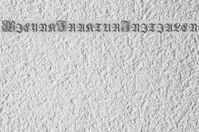 WieynkFrakturInitialen Schriftart examples