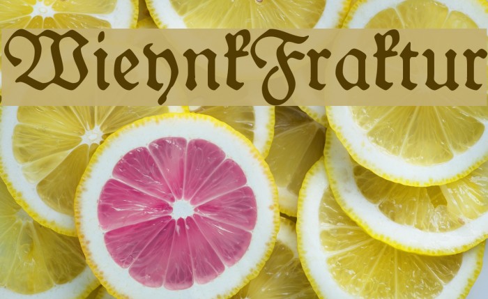 WieynkFraktur Font examples