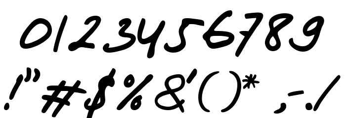 Wiezy Font OTHER CHARS