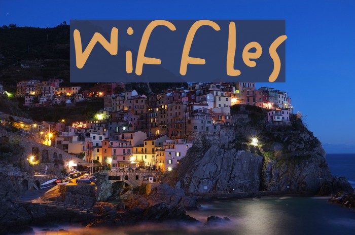 Wiffles Font examples