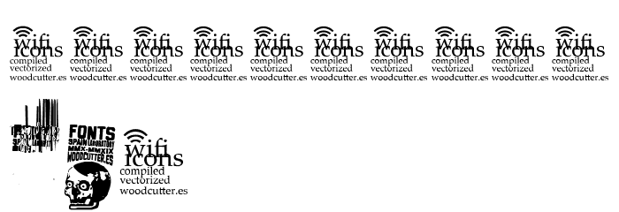 Wifi Icons Font OTHER CHARS