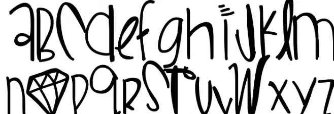 WifiLoveBoo Font Litere mici