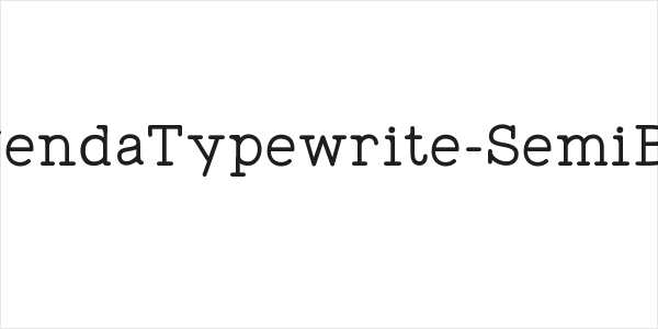 WigendaTypewrite-SemiBold Logo