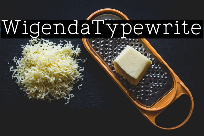WigendaTypewrite Example 3