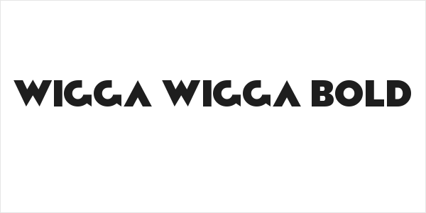 Wigga Wigga Bold Logo