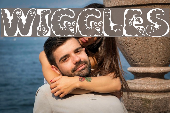Wiggles Font examples