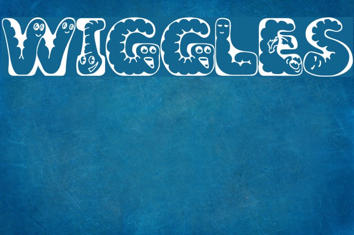 Wiggles Font examples