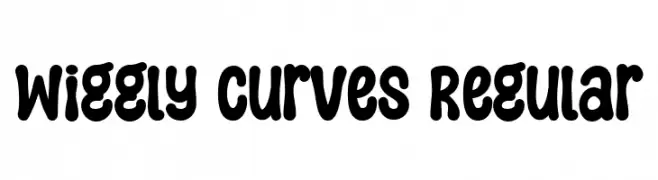 Wiggly Curves Regular  Fuentes Gratis Descargar
