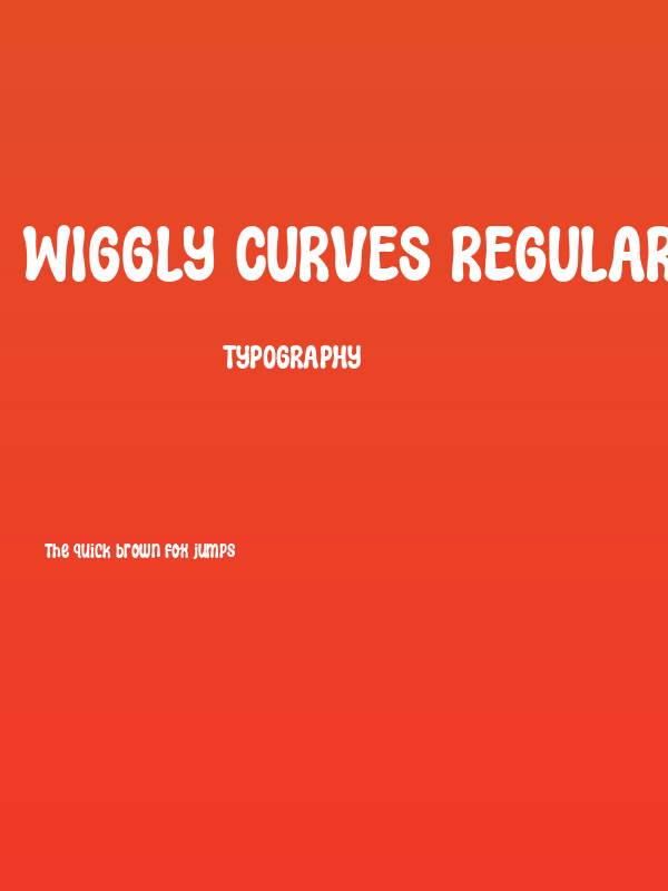 Wiggly Curves Regular Poster