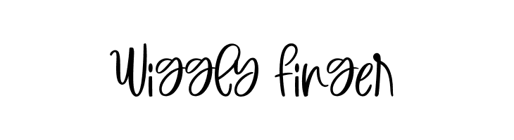 Wiggly Finger  Free Fonts Download