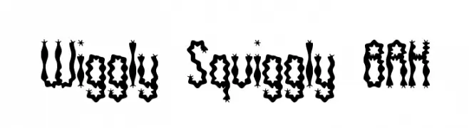 Wiggly Squiggly BRK  Fuentes Gratis Descargar