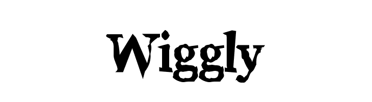 Wiggly Font