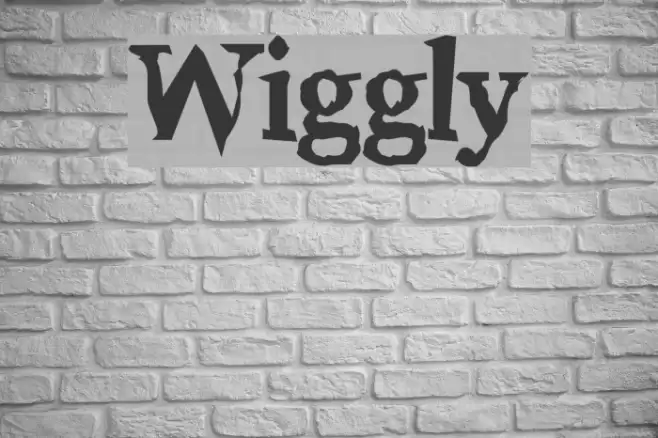 Wiggly Font examples
