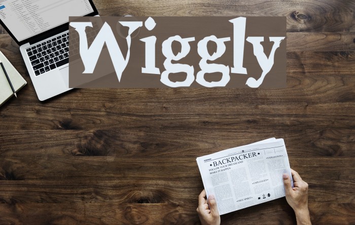 Wiggly Fonte examples