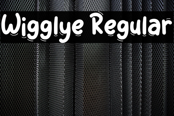 Wigglye Regular Example 1