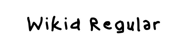 Wikid Regular  Free Fonts Download