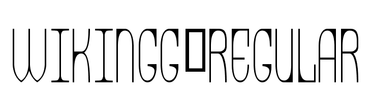 Wikingg-Regular  Descarca Fonturi Gratis