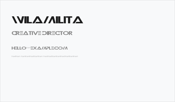 WilaMilita Business Card