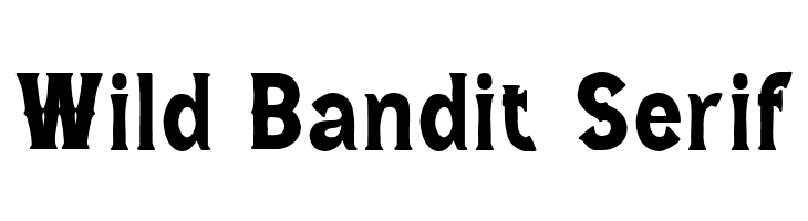 Wild Bandit Serif  フリーフォントのダウンロード